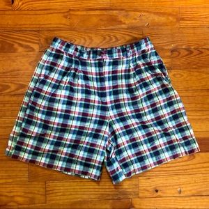 EUV VTG 90s / Y2K Plaid Karen Scott Shorts